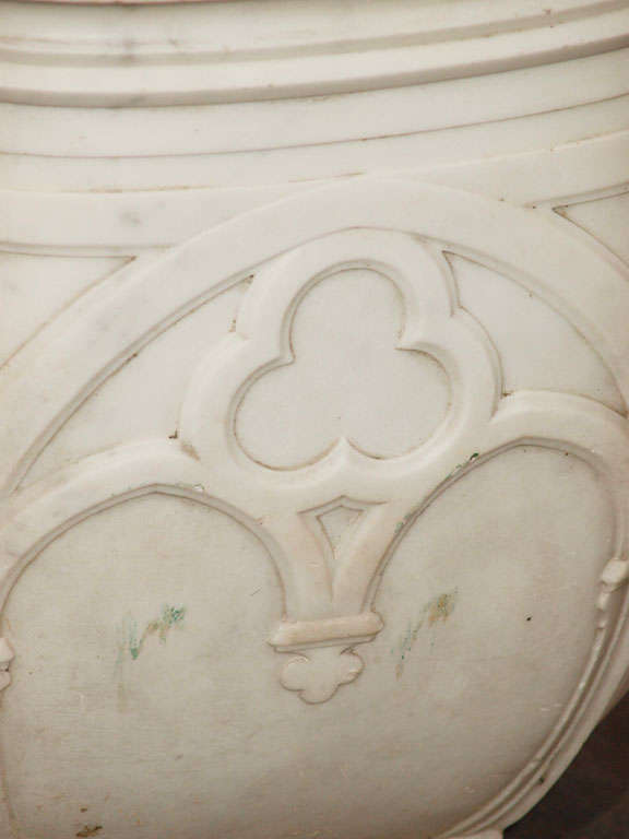 Pair of French Marble Holy Water Fonts 2