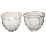 Pair of French Marble Holy Water Fonts