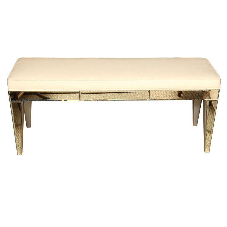 Superb French Mirror Bench Style im Angebot