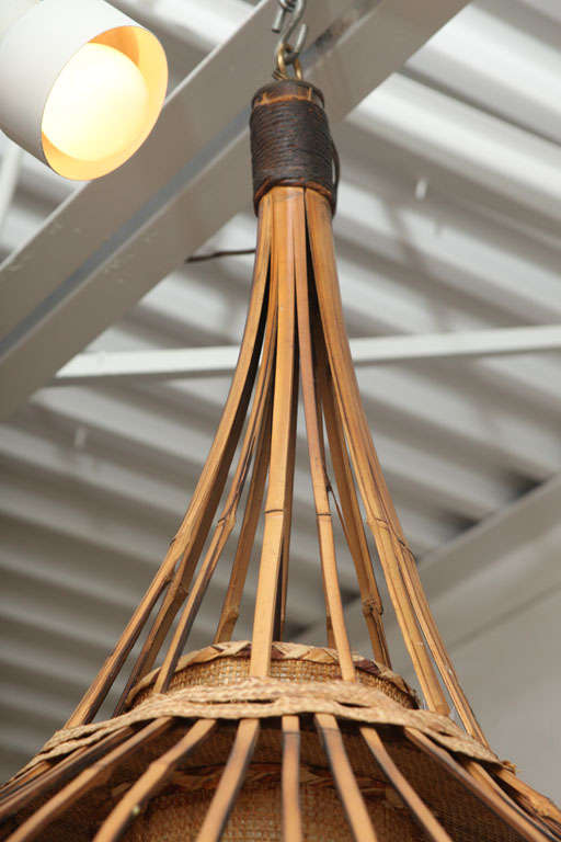 Rattan Chandelier 3