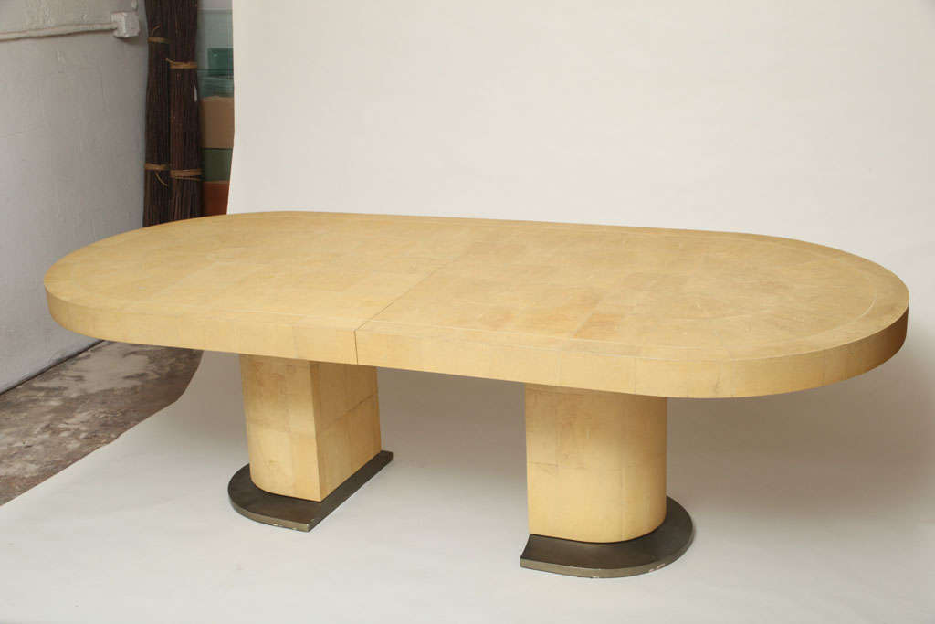 American Ron Seff Shagreen Dining Table