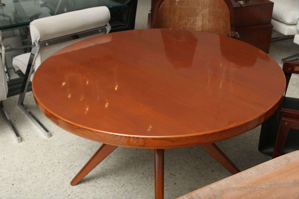 Wood Swedish Modern Extension Dining Table, Probably Erno Fabry For Sale