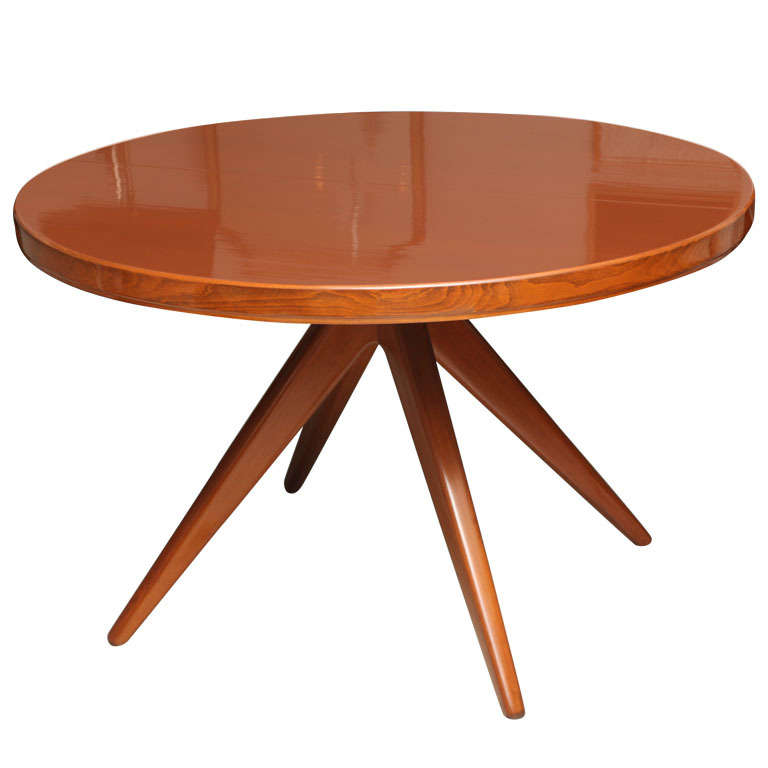 Swedish Modern Extension Dining Table, Probably Erno Fabry For Sale