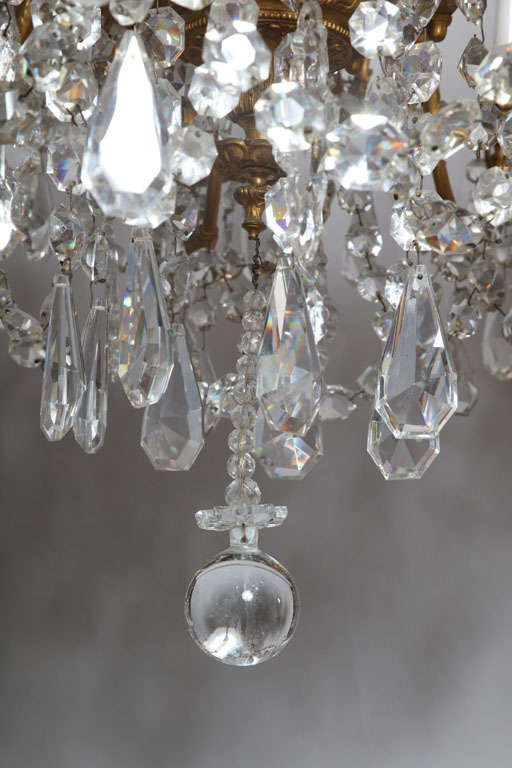 Louis XV Crystal & Bronze 18 Light  Chandelier-Ritz Carlton Palm Beach