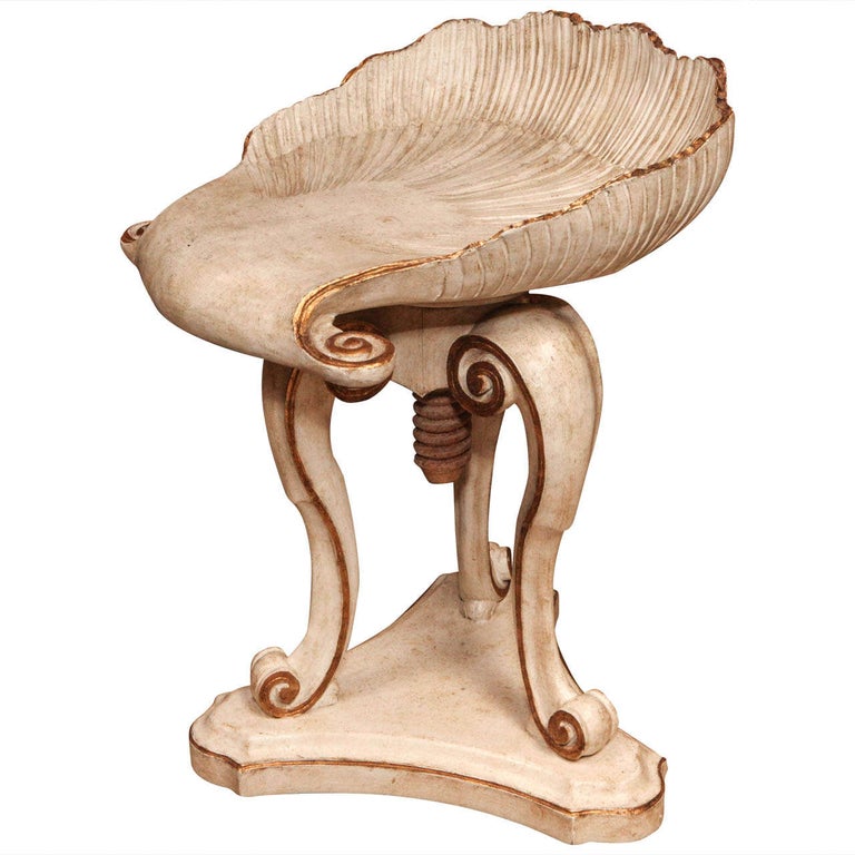 Venetian grotto stool, ca. 1950, offered by Antonio's Bella Casa