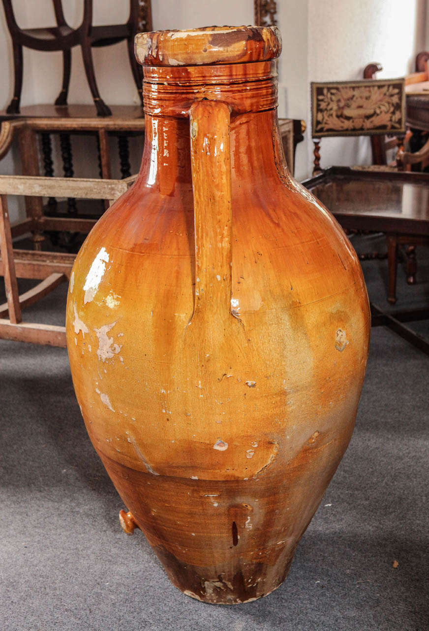 Terracotta Large Sicilian  Olive Jug