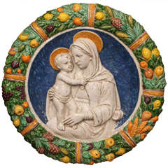 Vintage Della Robbia Medallion