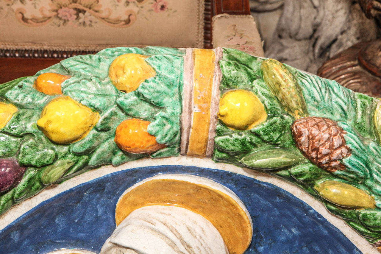 Della Robbia Medallion at 1stDibs