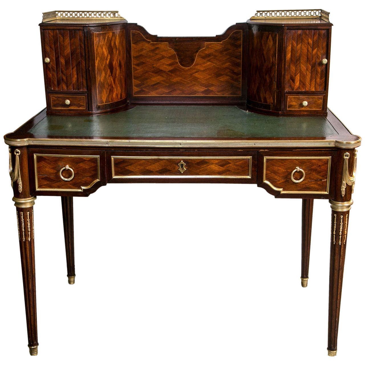 Fine Bronze Mounted French Desk in the Manner of Linke