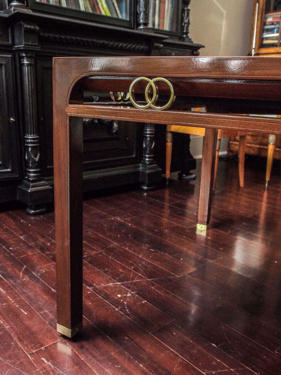 SATURDAY SALE Walnut Dining Table after Michael Taylor, circa 1960s For Sale 1