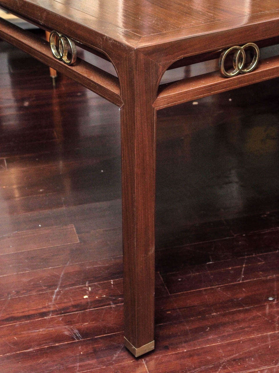 SATURDAY SALE Walnut Dining Table after Michael Taylor, circa 1960s For Sale 2