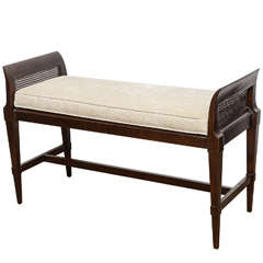 Chic Classic Caned Sides Bench
