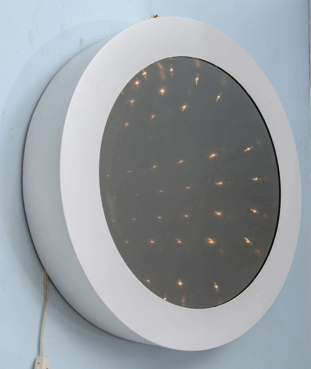Mid-Century Modern Cool Mod 1970's Vintage Infinity Tunnel Mirror Lamp For Sale