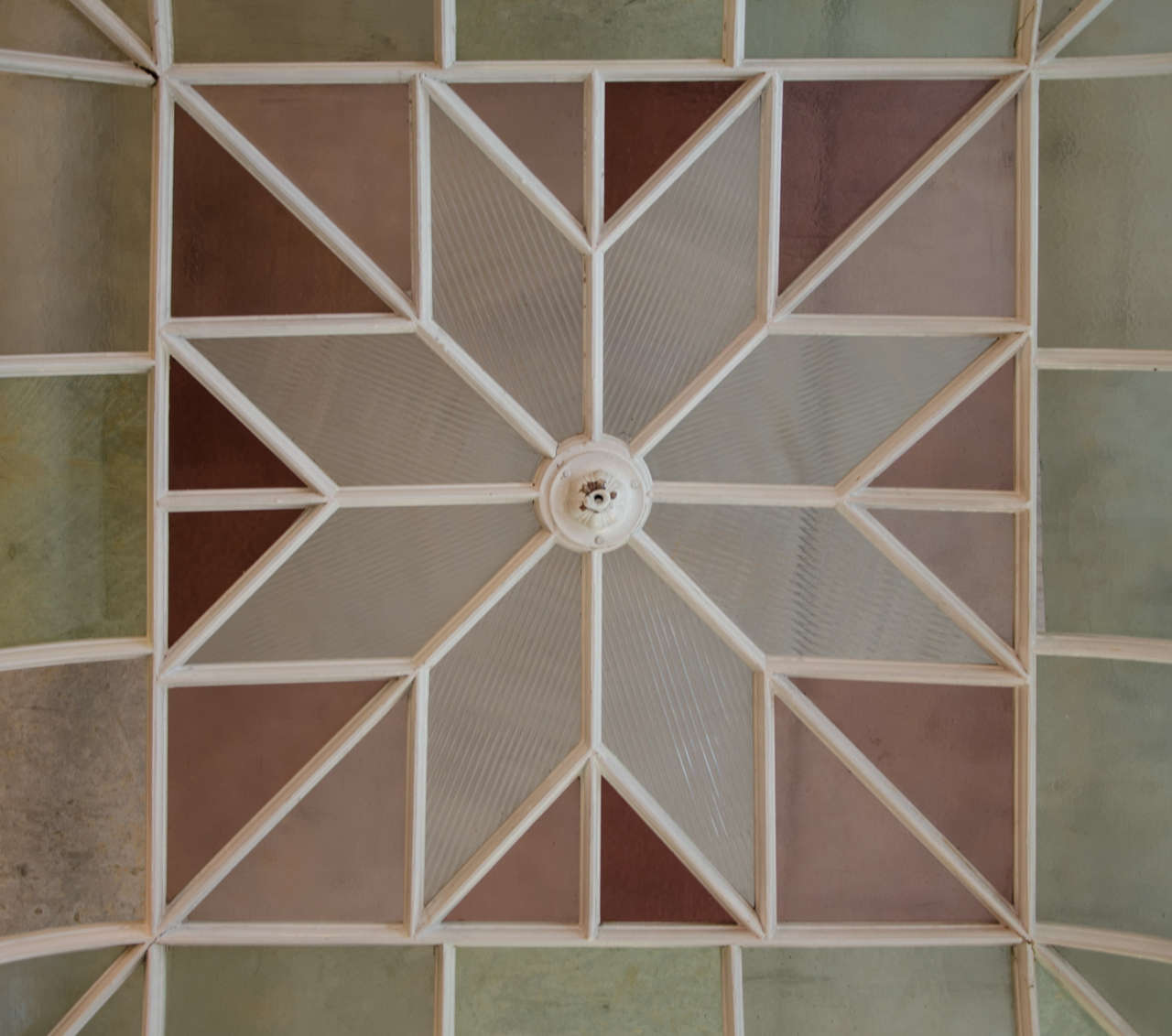 Antique Victorian Stained Glass Skylight Dome at 1stDibs antique skylight, victorian skylight