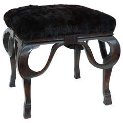 Late 19th Century Italian Carved Wood Bench