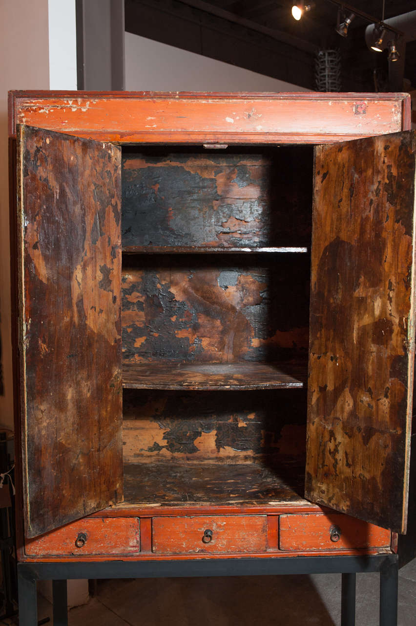 Early 19th Century Antique Chinese Pantry Cupboard, circa 1820 For Sale 3