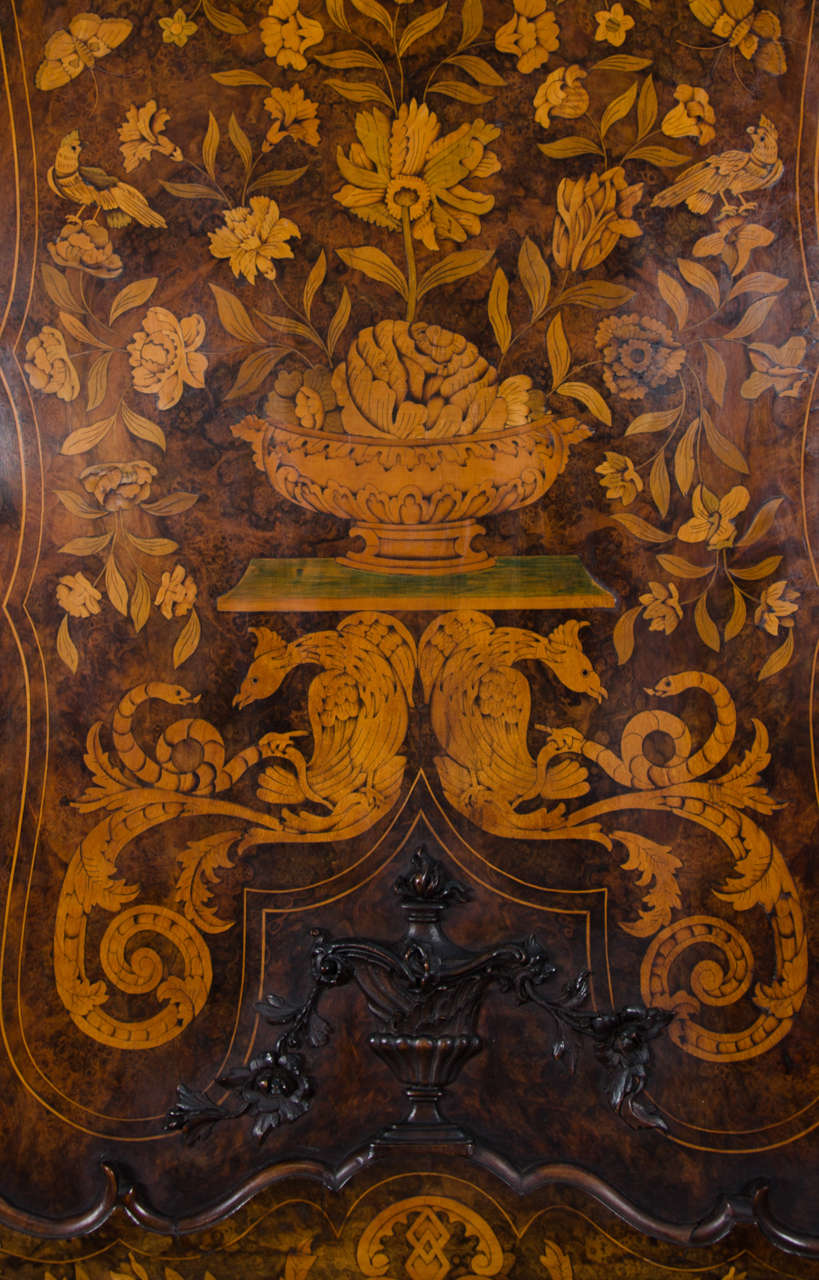 Dutch Colonial 18th Century Dutch Marquetry Armoire