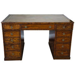 Antique Georgian Partners Desk