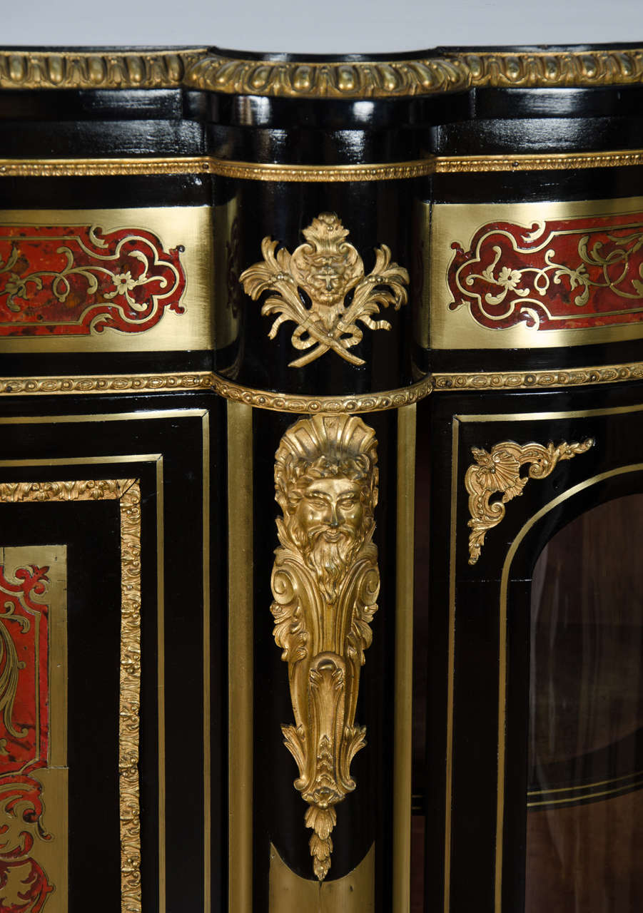 French Large 19th Century Boulle Credenza