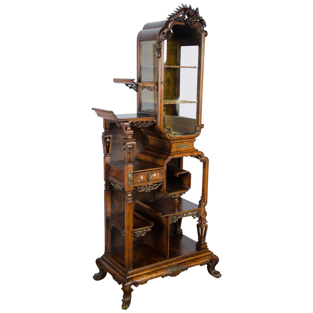 Viardot style cabinet