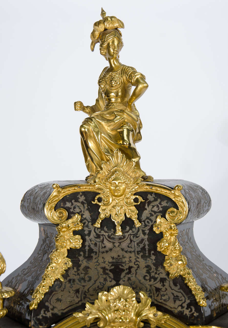 french boulle mantel clock