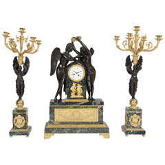Large French Clock Garniture 11