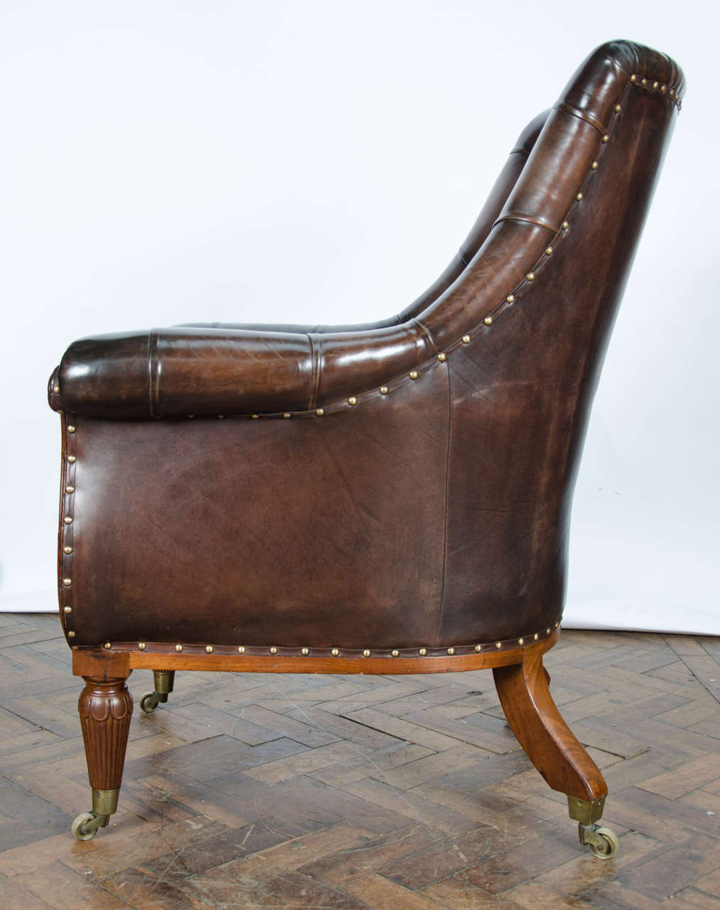 Pair of Library Chairs For Sale at 1stdibs