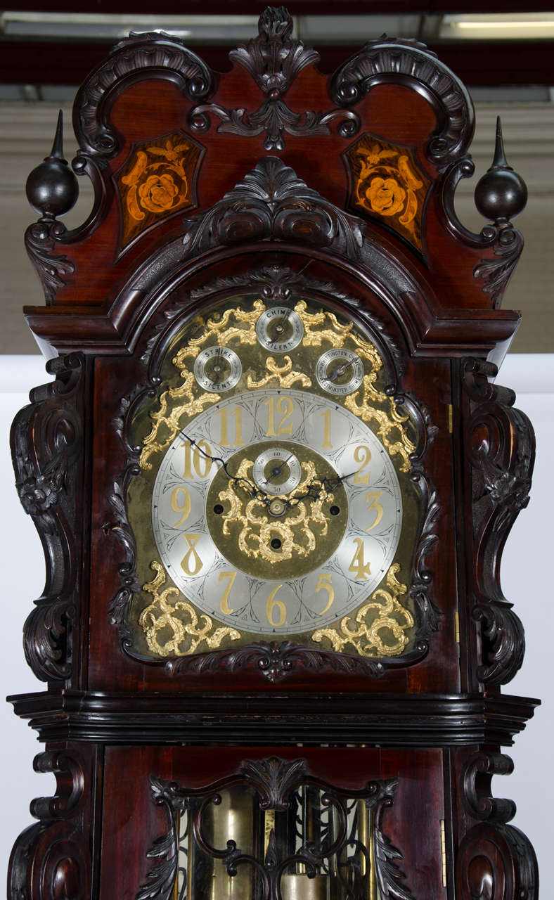 Westminster Chiming Longcase Clock For Sale at 1stDibs
