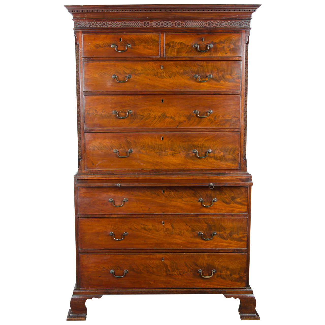 Mahogany Tall Boy For Sale at 1stdibs