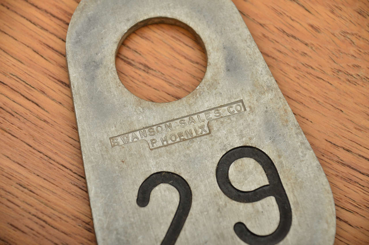 20th Century Set of Vintage Cattle Tags