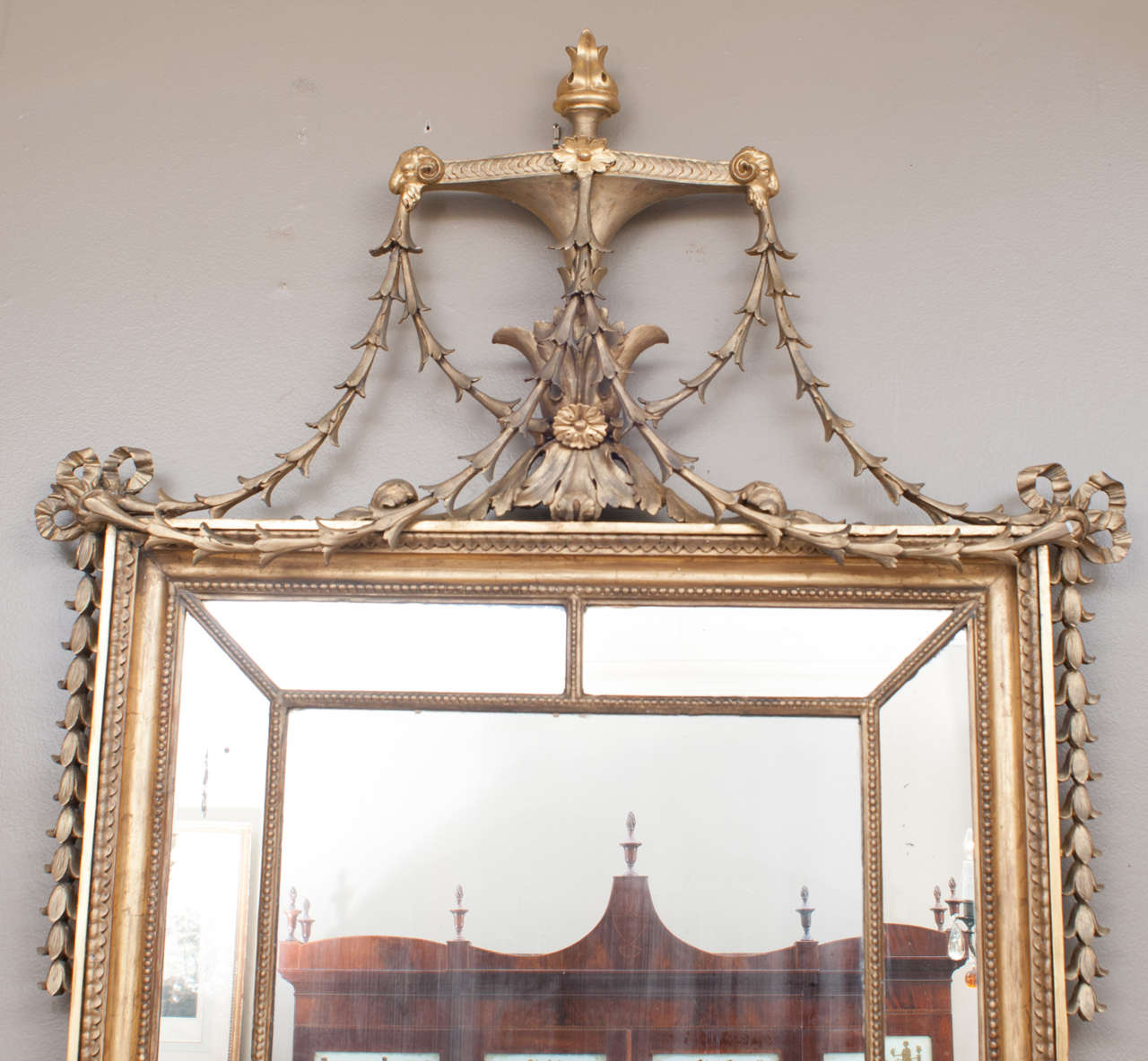 19th Century English Regency Adam Style Giltwood Mirror, circa 1815 For Sale