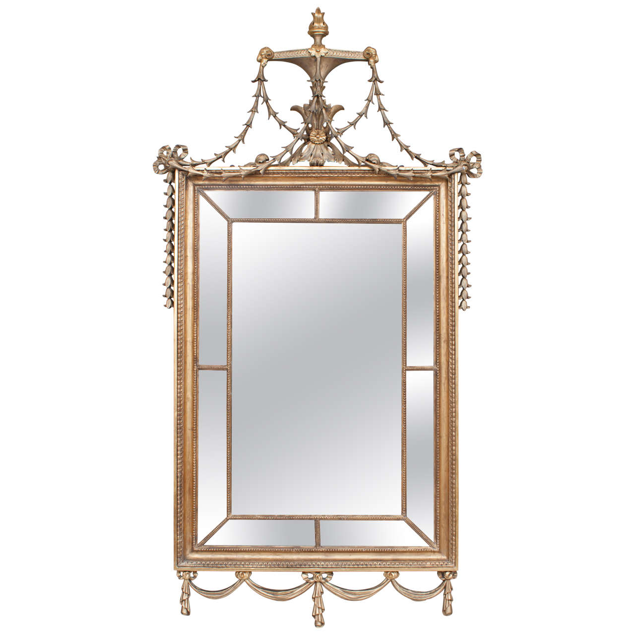 English Regency Adam Style Giltwood Mirror, circa 1815 For Sale