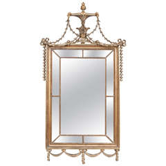 English Regency Adam Style Giltwood Mirror, circa 1815