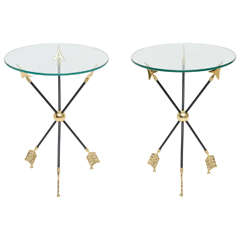 Neoclassical Maison Jansen Side Tables 1