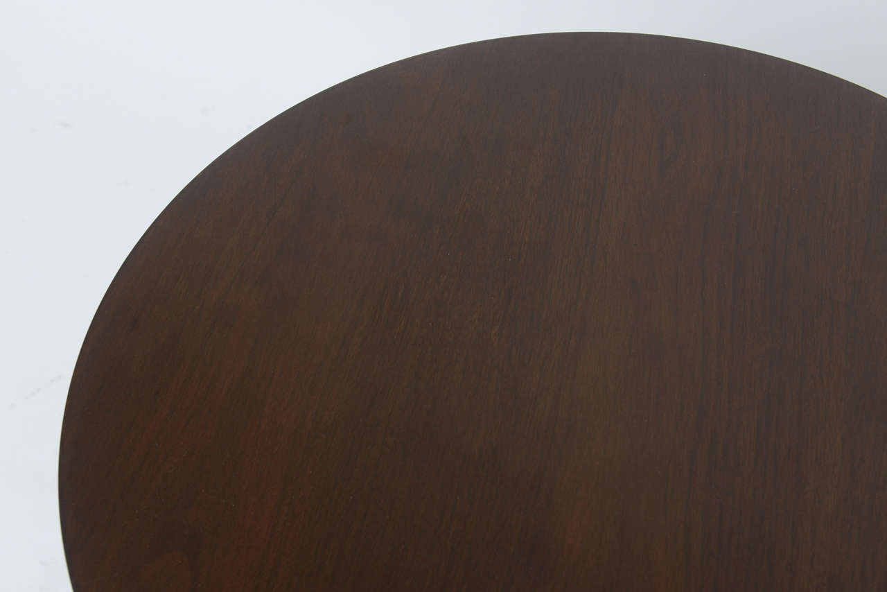 American Ceramic-Based Walnut Side Table by John Van Koert for Drexel