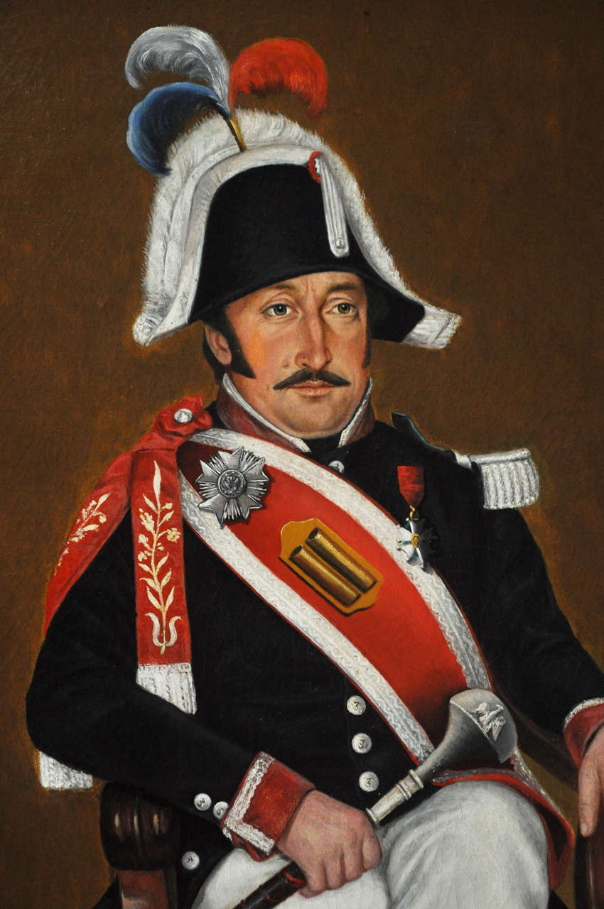 French Portrait of a Majordomo, France, circa 1840 For Sale