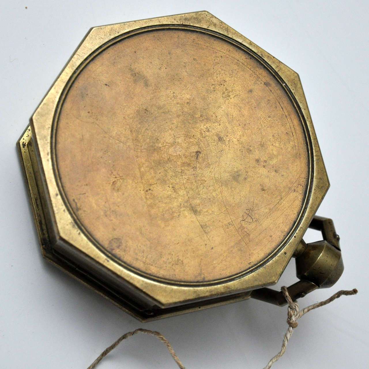 French Octagonal Brass Carriage Clock, circa 1770 For Sale 3