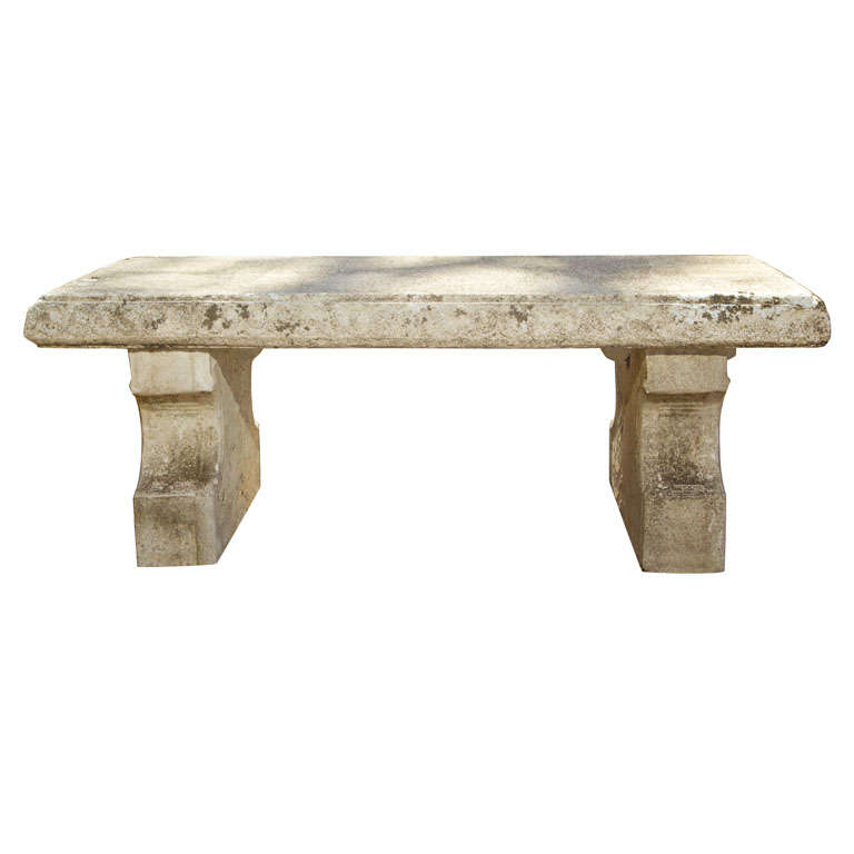 Architectural Cast Stone Bench