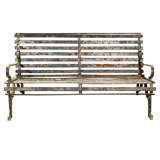 Classic Wrought Iron Park Bench
