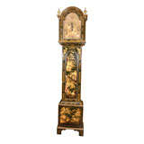 18th c English Chinese Chippendale  grandfather clock