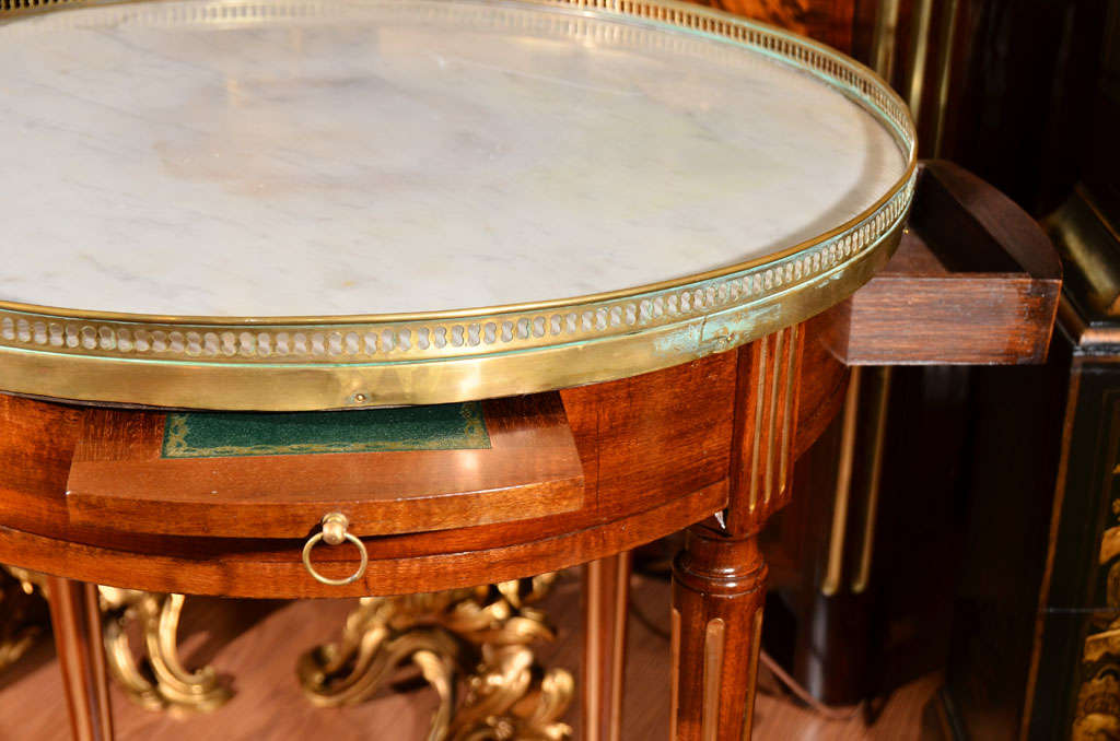 19th c Louis XVI matched pr of Bouilette tables In Excellent Condition In Dallas, TX