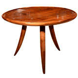 Italian Art Deco walnut side table