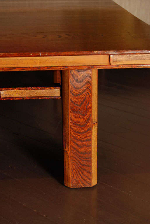Japanese Keyaki Wood Table 1