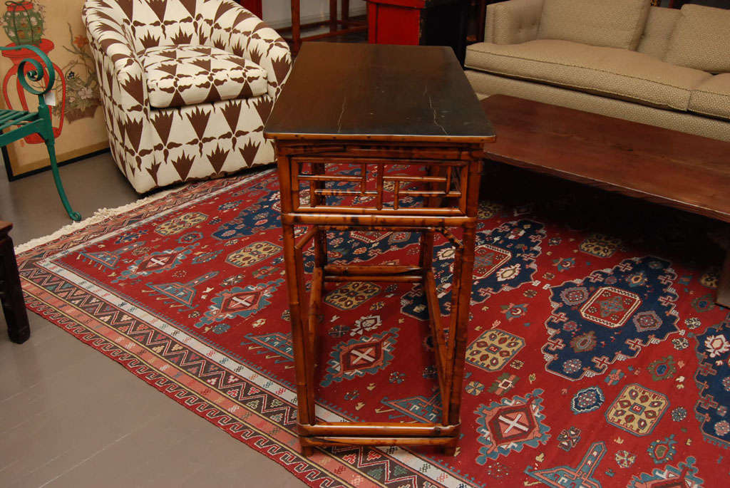 19th Century Chinese bamboo console table