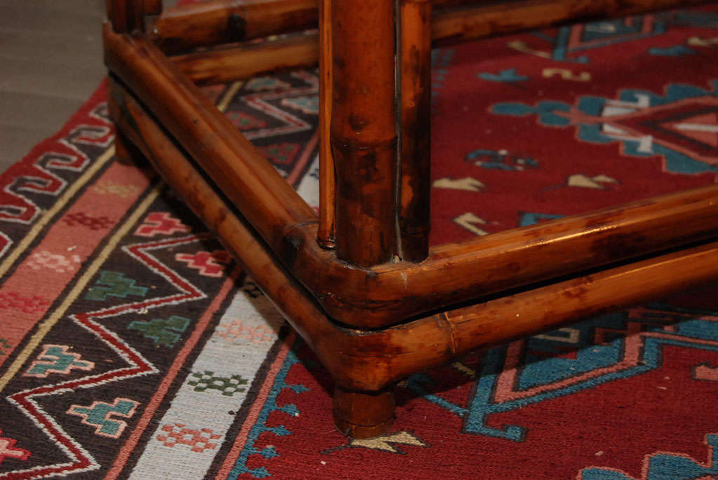 Chinese bamboo console table 2