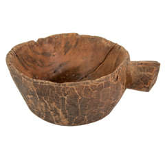 Antique Carved Tibetan Bowl