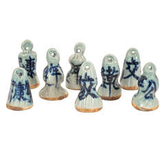 Early 20th C. Chinese Porcelain Weight Measures