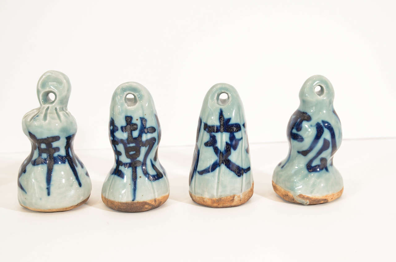 Early 20th C. Chinese Porcelain Weight Measures For Sale at 1stDibs