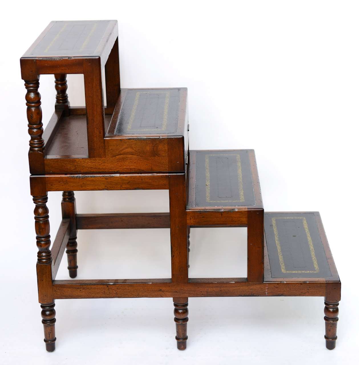 19th C. English Regency Library Steps