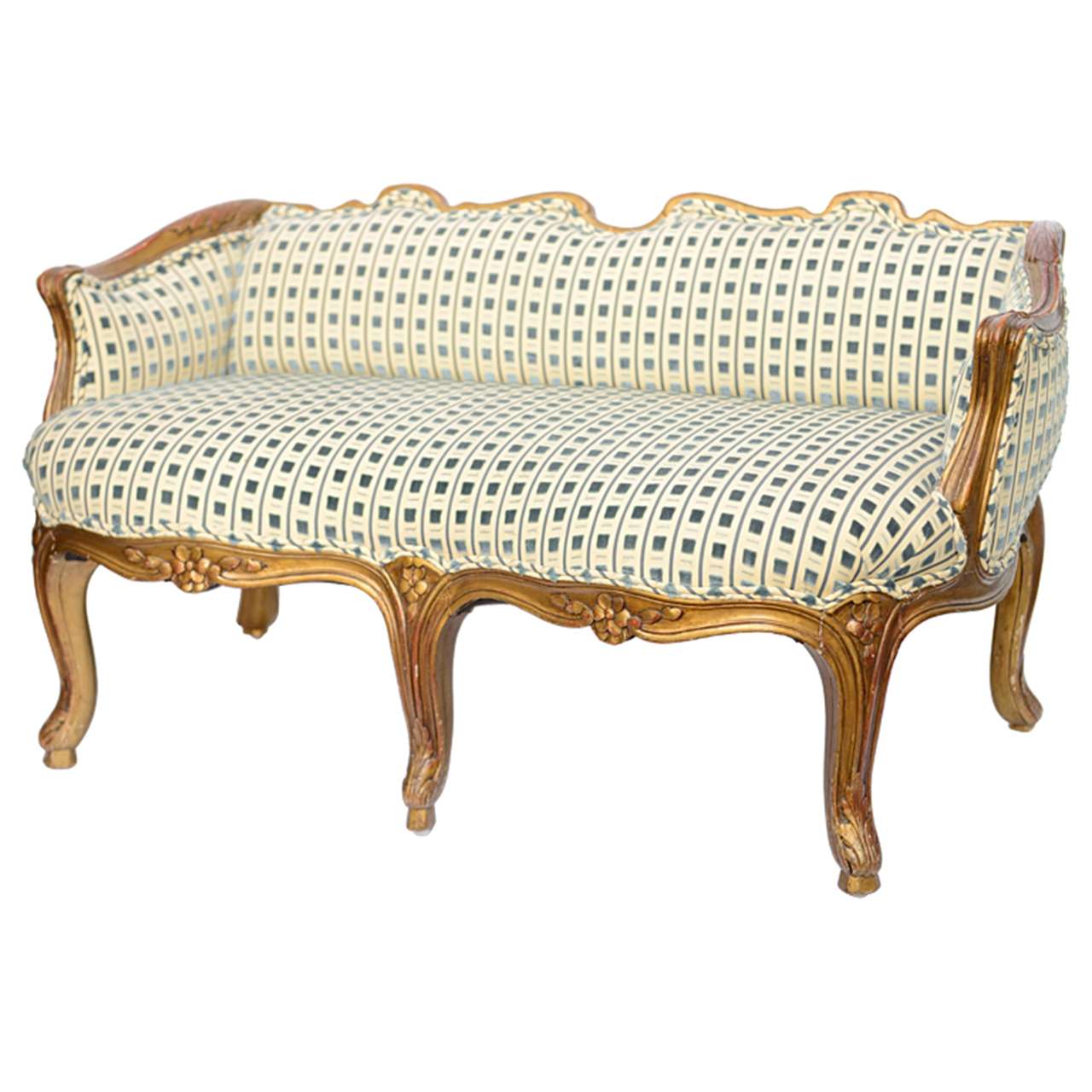 Late 19th Century Louis XV Style Miniature Sofa